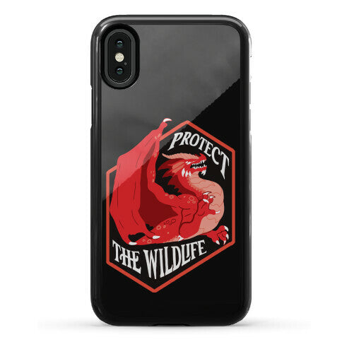 Protect The Wildlife Red Dragon Phone Case